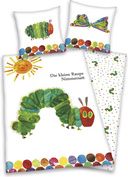 Image du produit Herding Parure de lit Raupe Nimmersatt