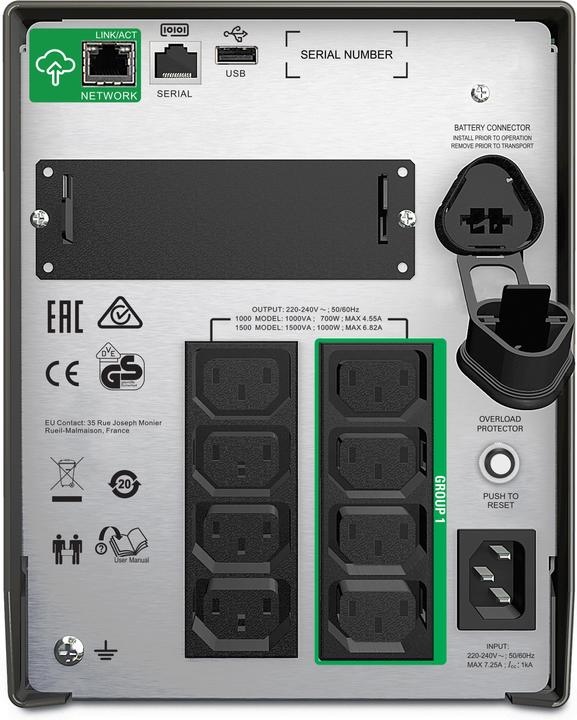 Actual product image APC Smart-UPS (1000 VA, 700 W, Line-interactive UPS)