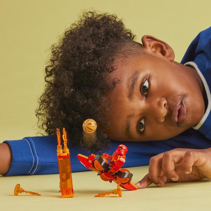 Actual product image LEGO 71777 Kai's Dragon Power Spinjitzu Flip (71777, LEGO Ninjago)
