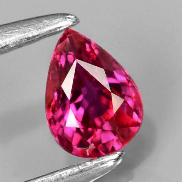 Produktbild Hermex Auge der Vorsehung Versilberter Ring mit Spinell rubin Edelstein - Gr. 59 / Size 9 (9)