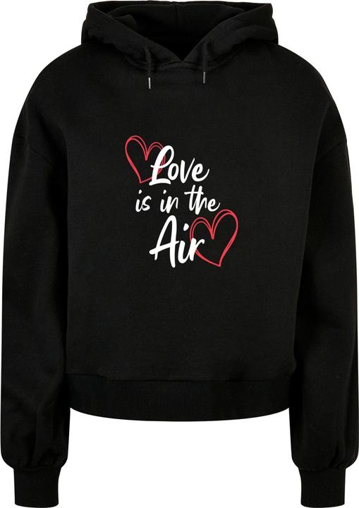 Immagine prodotto Merchcode Donna Valentines Day - Felpa con cappuccio bio oversize Love is in the Air - 113445 (M)