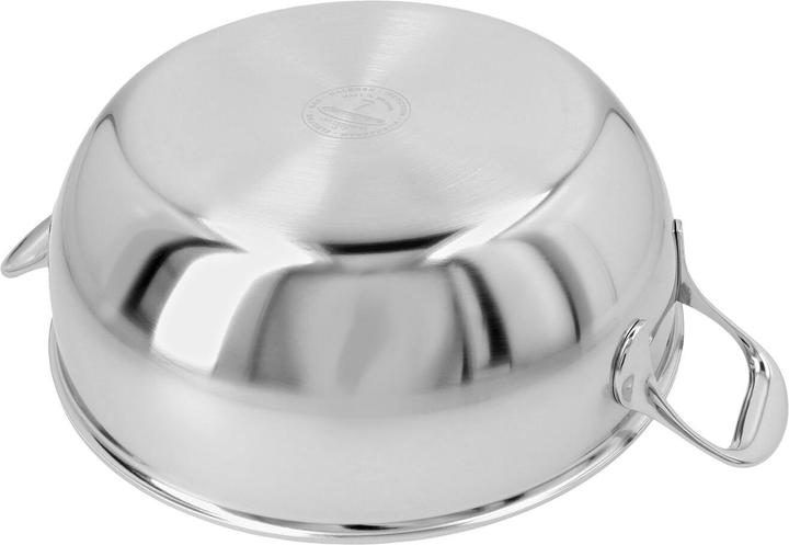 Actual product image Demeyere Atlantis Schmortopf mit Doppelwanddeckel (28 cm, Frying pan, Stainless steel)