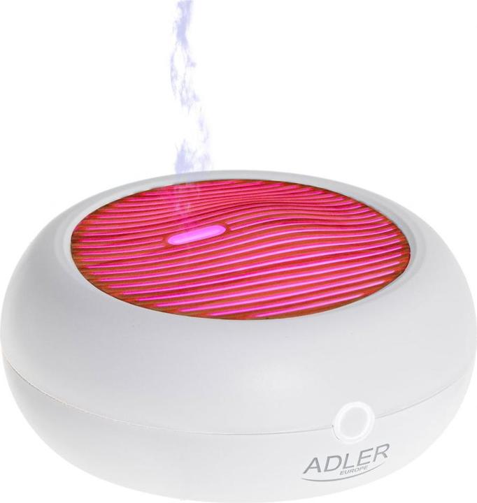 Immagine prodotto Adler AD 7969 Diffusore di aromi a ultrasuoni USB 3in1, bianco (70 ml)
