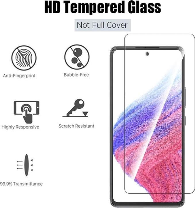 Productafbeelding Screenguard Gepantserd glas (1 Stuk, Samsung Galaxy A53 5G)