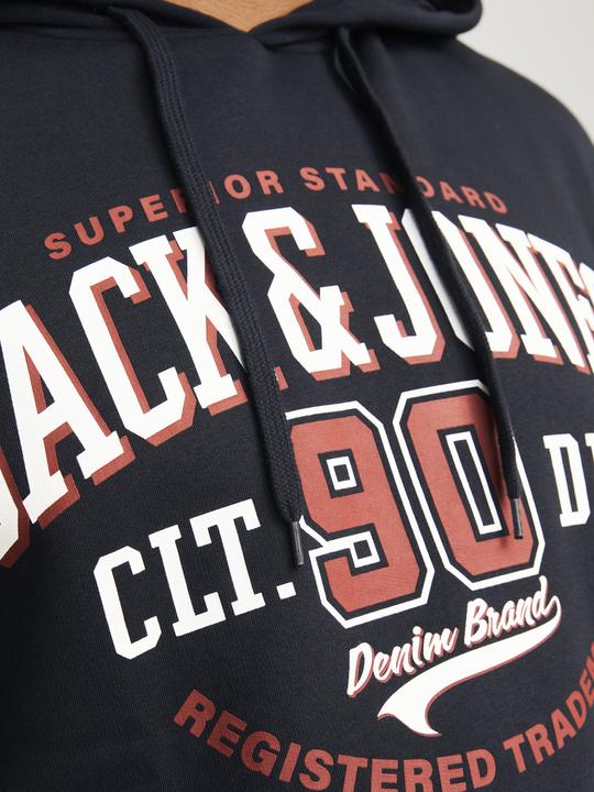Produktbild Jack & Jones JJELOGO SWEAT HOOD 2 COL 24/25 NOOS PLS (5XL)
