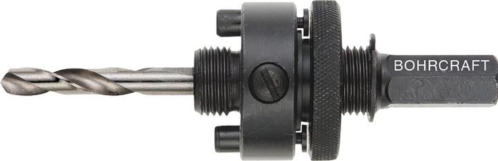 Bohrcraft Lochsägenschaft AS33 m. Zentrierbohrer f. Lochsäge 32-210 mm (32-210 mm)
