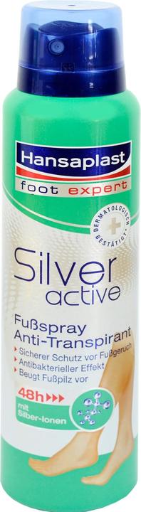 Hansaplast Fussspray Silver Active (Fussdeodorant & -puder, 150 ml)