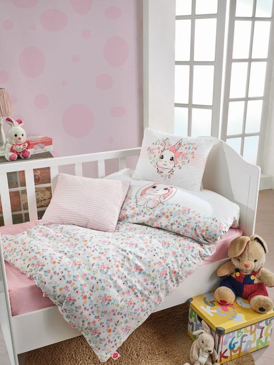 Image du produit Cotton Box Parure de lit bébé Bunny (100 x 135 cm, 40 x 60 cm, 35 x 45 cm)