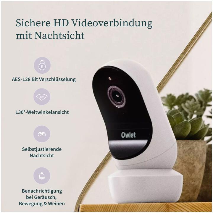 Produktbild Owlet Cam 2 (Babyphone mit Kamera, 30 m)