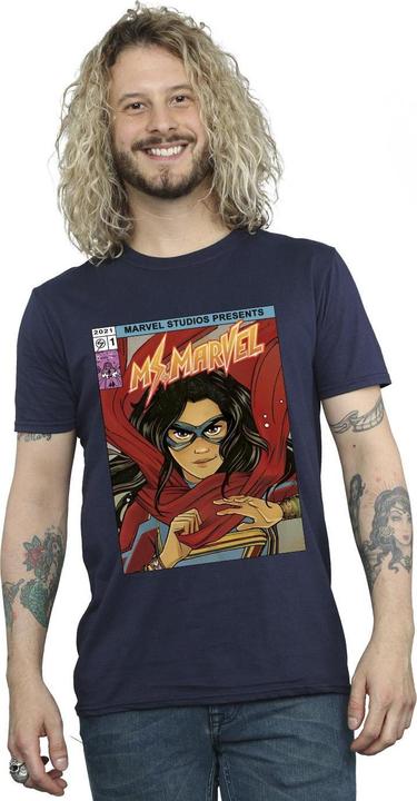 Actual product image Mens Ms Comic Poster T-Shirt (XXL)