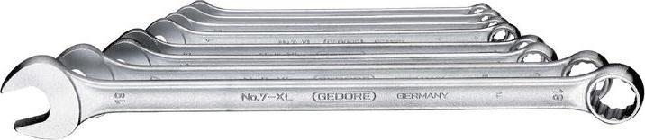 Produktbild Gedore 7 XL-0111 Ring-Maulschlüssel-Satz, extra lang, 11-teilig 8-22 mm (22 mm)