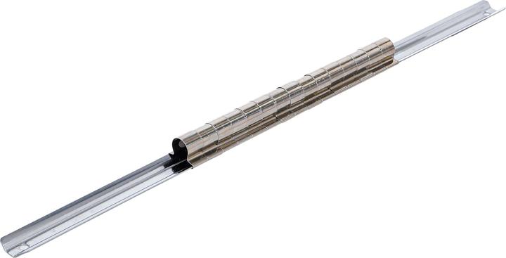 Immagine prodotto BGS Binario a clip da 12,5 mm (1/2") con 15 clip (2540) (12,5 mm)