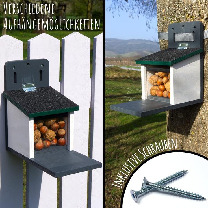 Produktbild Holznager Eichhoernchen Futterhaus wetterfest