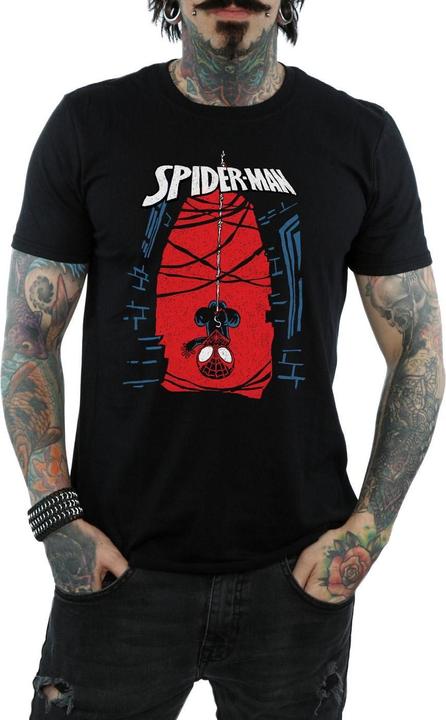 Actual product image Spiderman Mens Hanging Cotton T-Shirt (3XL)