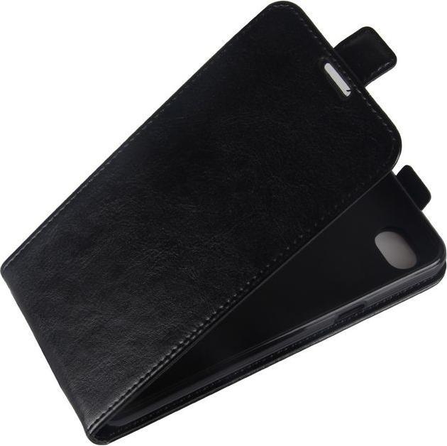 Produktbild MU Classic Leder Flip Cover mit Visitenkartenfach (LG Q6+, LG Q6)