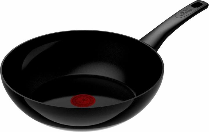 Immagine prodotto Tefal Padella Wok Padella Renew Black On 28 cm (28 cm, Wok, Alluminio, Ceramica)