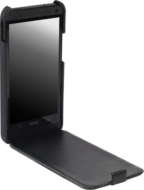 Image du produit Krusell Tumba Slimcover - Étui pour téléphone portable - cuir - noir classique - pour HTC One (OnePlus X)