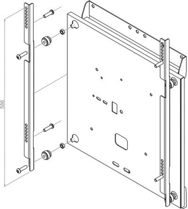 Image du produit Hagor Composant de montage (2 bandes d'adaptation) pour l'écran LCD