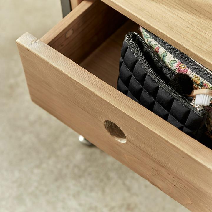 Produktbild Loberon Waschtisch Maeva schwarz/weiss/braun