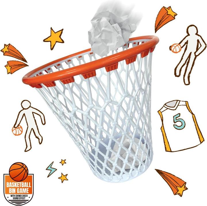 Produktbild Mad Monkey - Mülleimer in Form eines Basketballnetzes