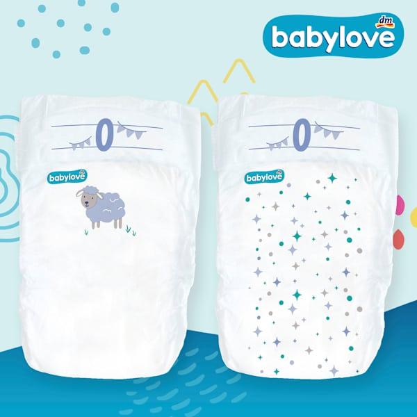 Actual product image dm babylove Premium-Windeln (Size 0, Pack, 24 Piece)