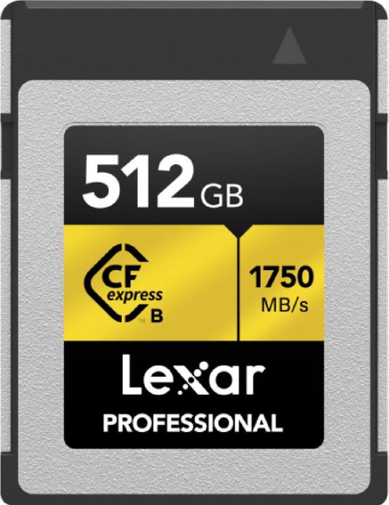 Actual product image Lexar Gold Series (512 GB, CFexpress type B)