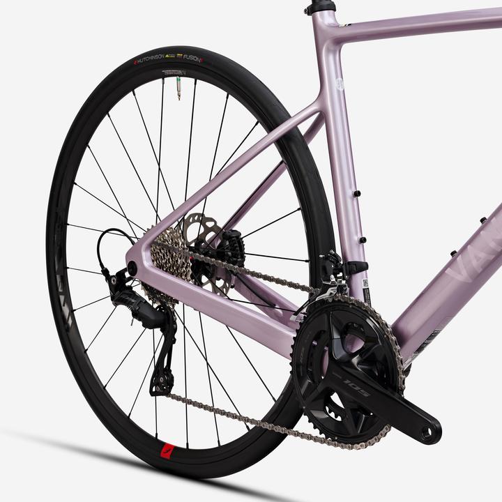 Actual product image Van rysel Road bike - NCR CF 105 12-speed purple (105 cm)