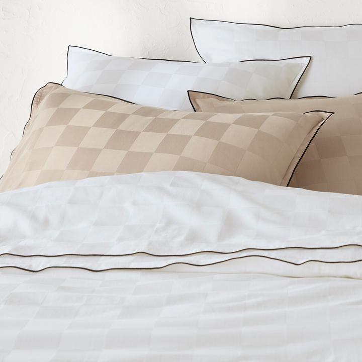 Image du produit La Redoute Interieurs Victor Damier (Housse de couette, 200 x 210 cm)