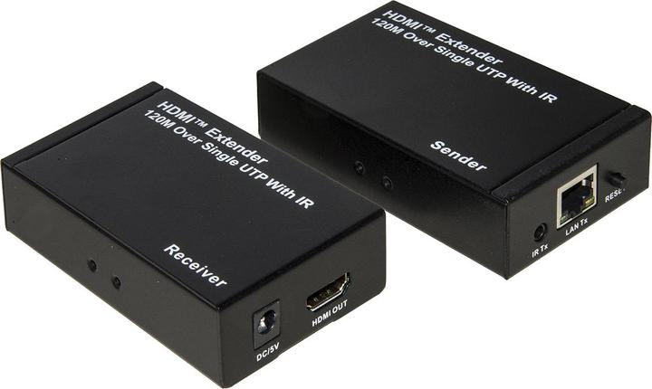 Image du produit Extender HDMI Tramite Cavo Rete Cat 5/6 Fino 120mt Infrarosso Telecoman (CAT5e, 200 m)