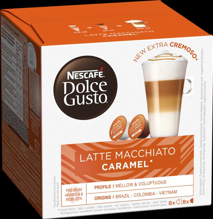 Image du produit Nescafé Dolce Gusto Latte Macchiato Caramel (16 x Port.)