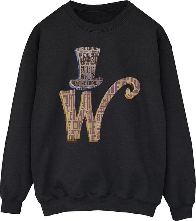 Produktbild Willy Wonka & the Chocolate Factory W Logo Hat Sweatshirt (L)