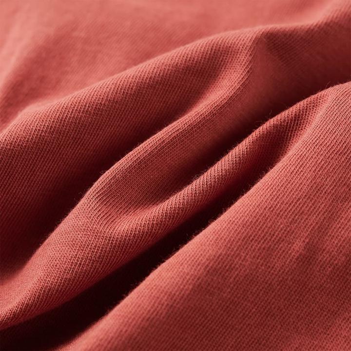 Immagine prodotto VidaXL Camicia a maniche lunghe da bambino Henna 140,Materiale: 100 (140)