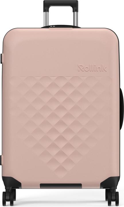 Immagine prodotto Rollink Valigia / trolley / valigia da viaggio Harde - Vega 360 - 76 cm - Rosa (105 l, L (90 - 115l))