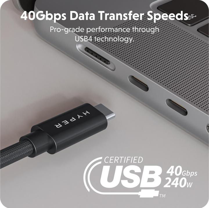 Produktbild Targus HyperDrive USB4 Performance Cable (1.20 m)