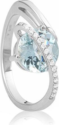 Produktbild Breuning RING - E.AQUA/Brill. 0,091 Ct. H/si (60, 750/18 K Gold)