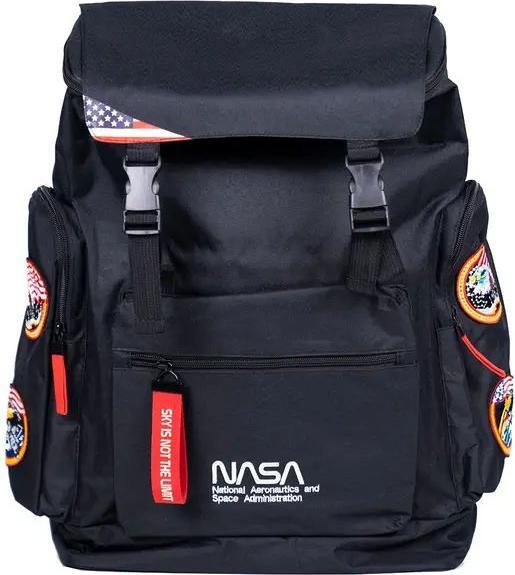 Produktbild natelo Nasa Canvas Laptop Backpack 28X15X44cm - Black