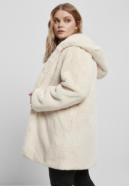 Produktbild Urban Classics Ladies Hooded Teddy Coat (M)