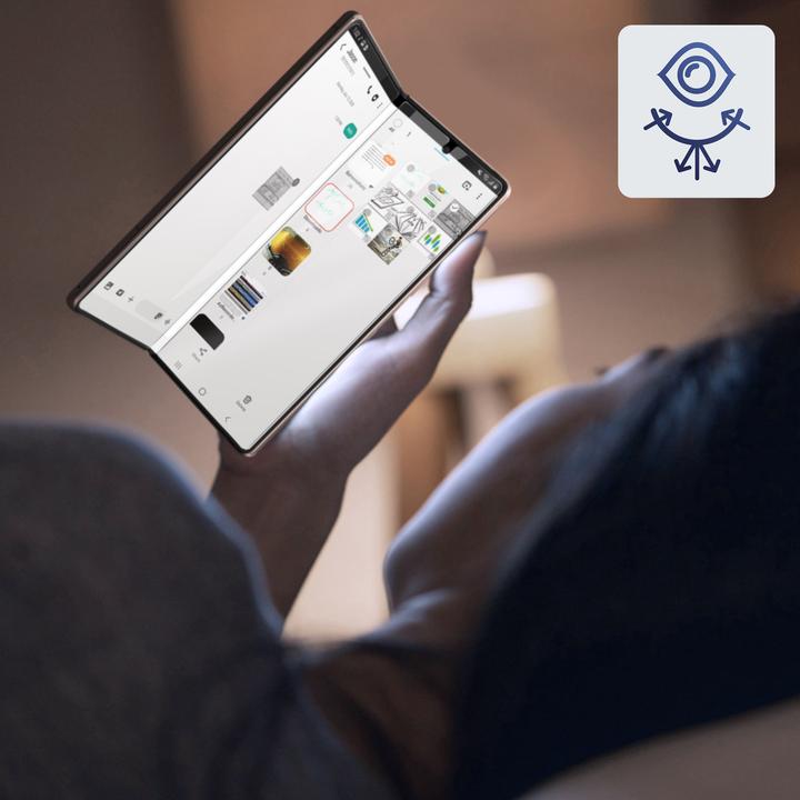 Actual product image Avizar Display protection film with blue light filter (1 Piece, Samsung Galaxy Z Fold2)
