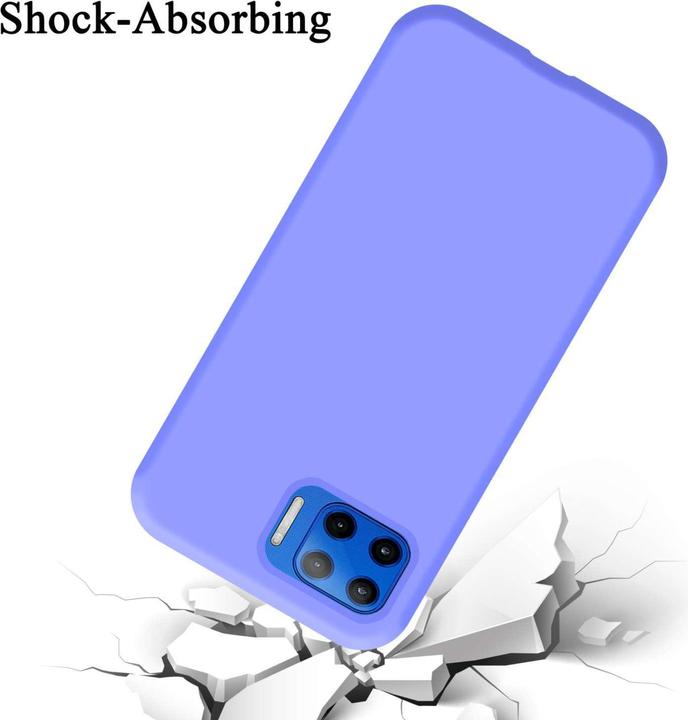 Actual product image Cadorabo Bumper Case for Motorola MOTO G 5G PLUS TPU Liquid Silicone Cover for Motorola MOTO G 5G PLUS (Motorola Moto G 5G Plus)