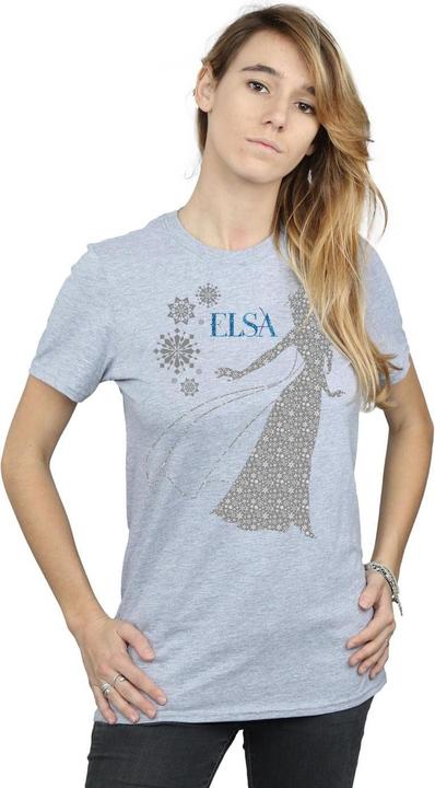 Image du produit Disney - T-shirt FROZEN ELSA CHRISTMAS SILHOUETTE - Femme (L)