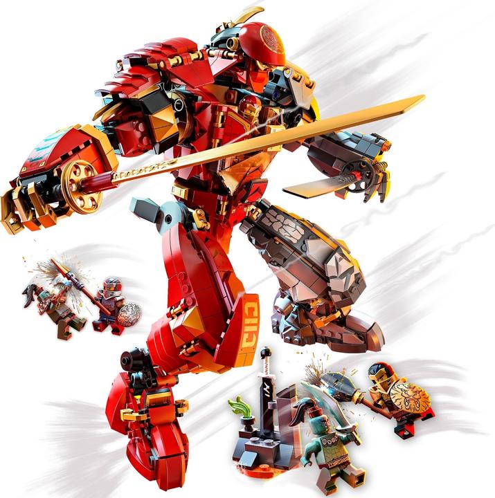 Actual product image LEGO Fire Stone Mech (71720, LEGO Ninjago)