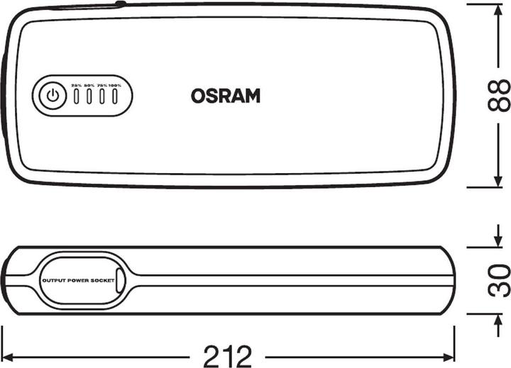 Image du produit Osram BatteryStart 400 (2000 A, 16800 mAh)
