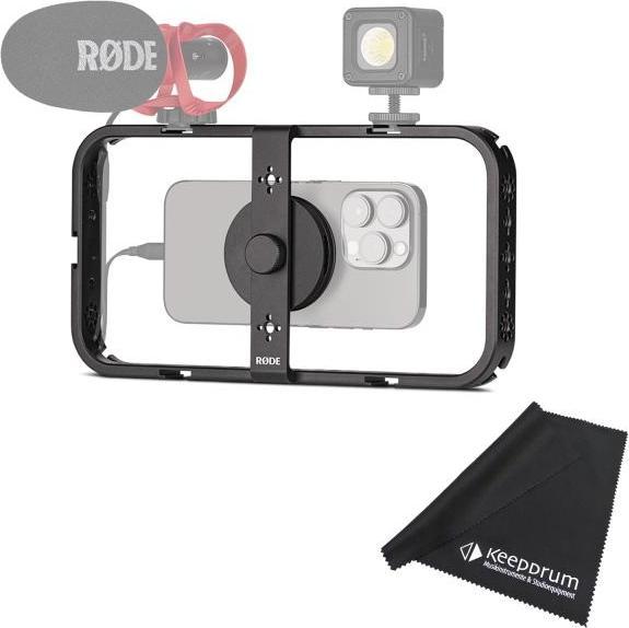 RØDE Phone Cage magnetic holder for smartphones with cloth