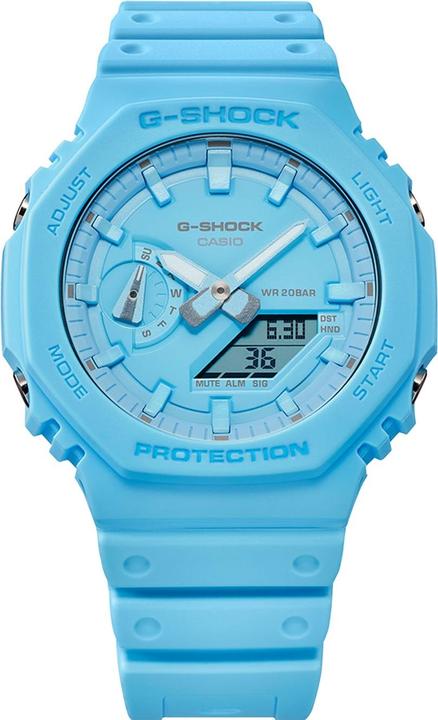 Actual product image G-Shock GA-2100-2A2 (Digital watch, Analogue wristwatch, 45 mm)