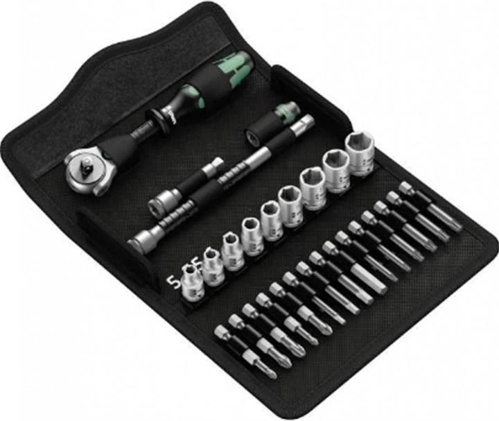 Actual product image Wera 8100 SA 6 Zyklop Speed Ratchet Set (13 mm, 11 mm, 12 mm, 10 mm)