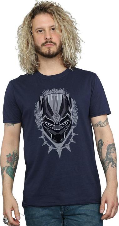 Image du produit Mens Black Panther Head T-Shirt (L)
