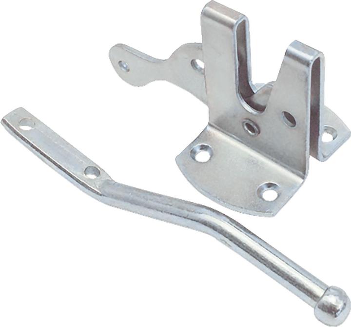 Actual product image GAH Garden gate latch with mounting option for padlocks Galvanised steel (1 pcs.)