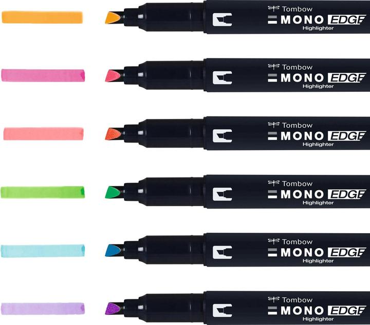 Actual product image Tombow Mono Edge highlighter (Assorted, 48 x)