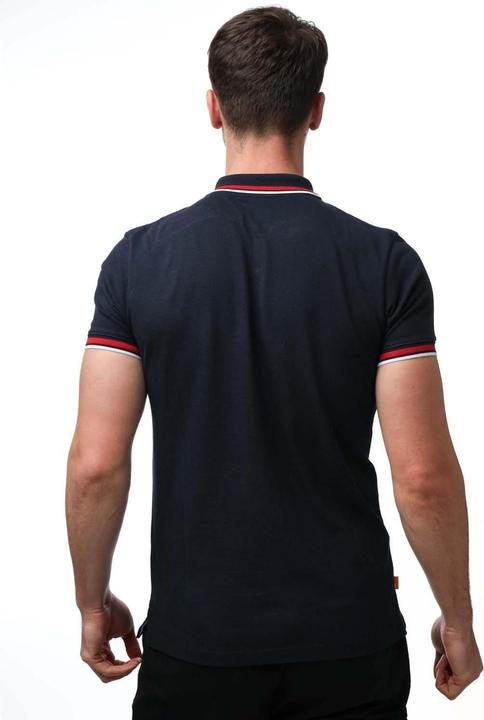 Produktbild Timberland Poloshirt Mit kontrastfarbenen Streifen kurzärmlig (M)