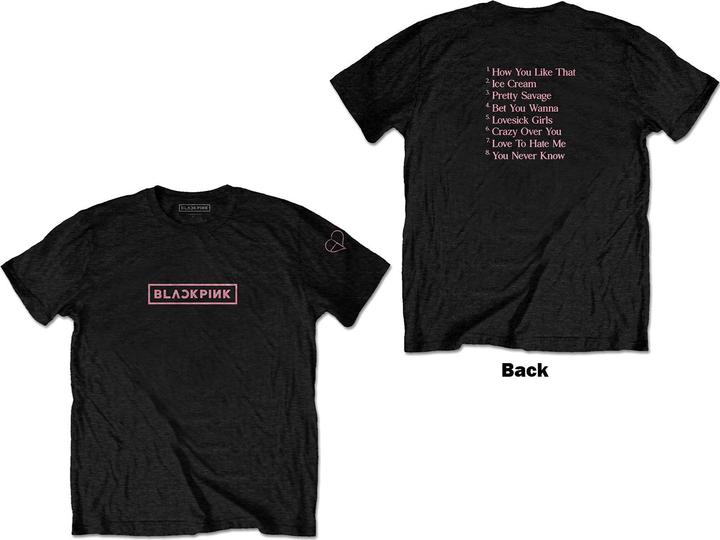 Actual product image BlackPink The Album Tracklist (S)